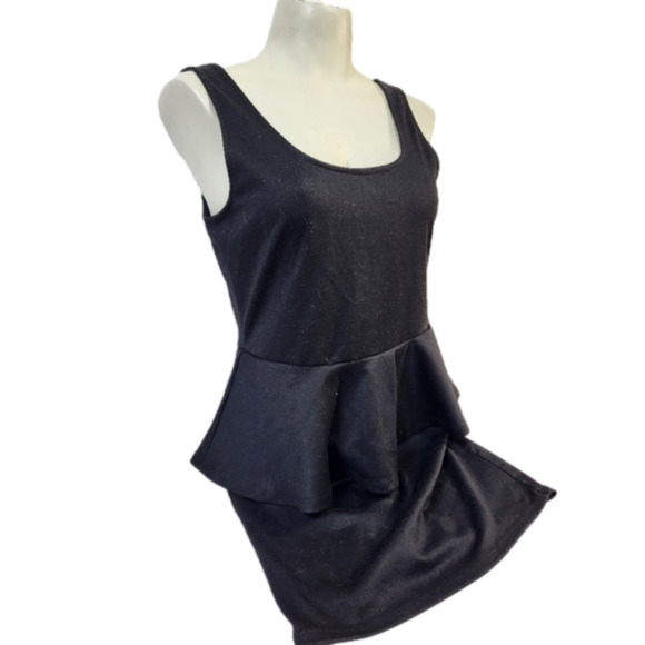 U2B Black Peplum Dress - Picture 3 of 9